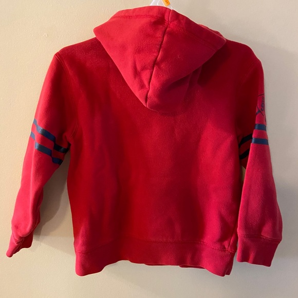 Osh Kosh B’Gosh red hockey captain logo pullover hoodie - size small - Picture 5 of 6